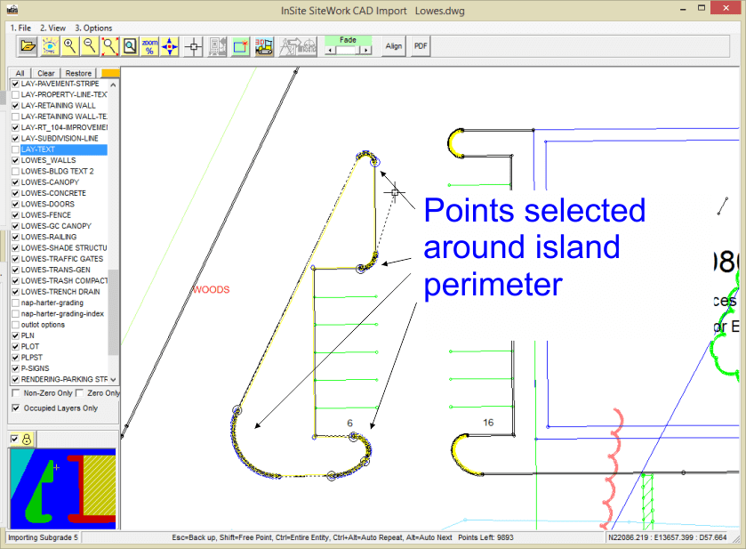 earthwork calculation in on screen takeoff pro