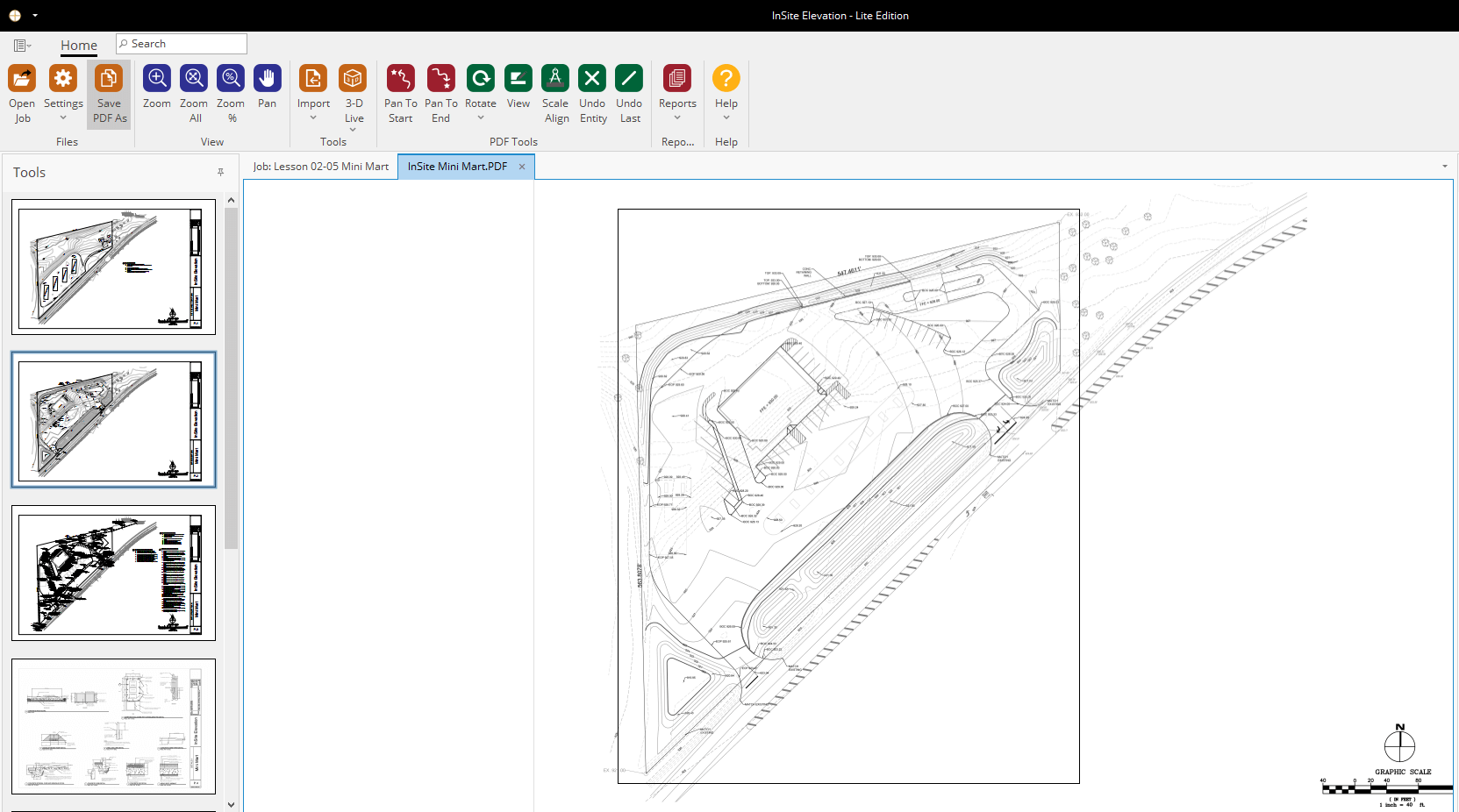 InSite Elevation PDF Window