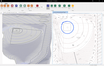 Earthwork Takeoff--InSite Elevation Pro Software Contour Selection Image