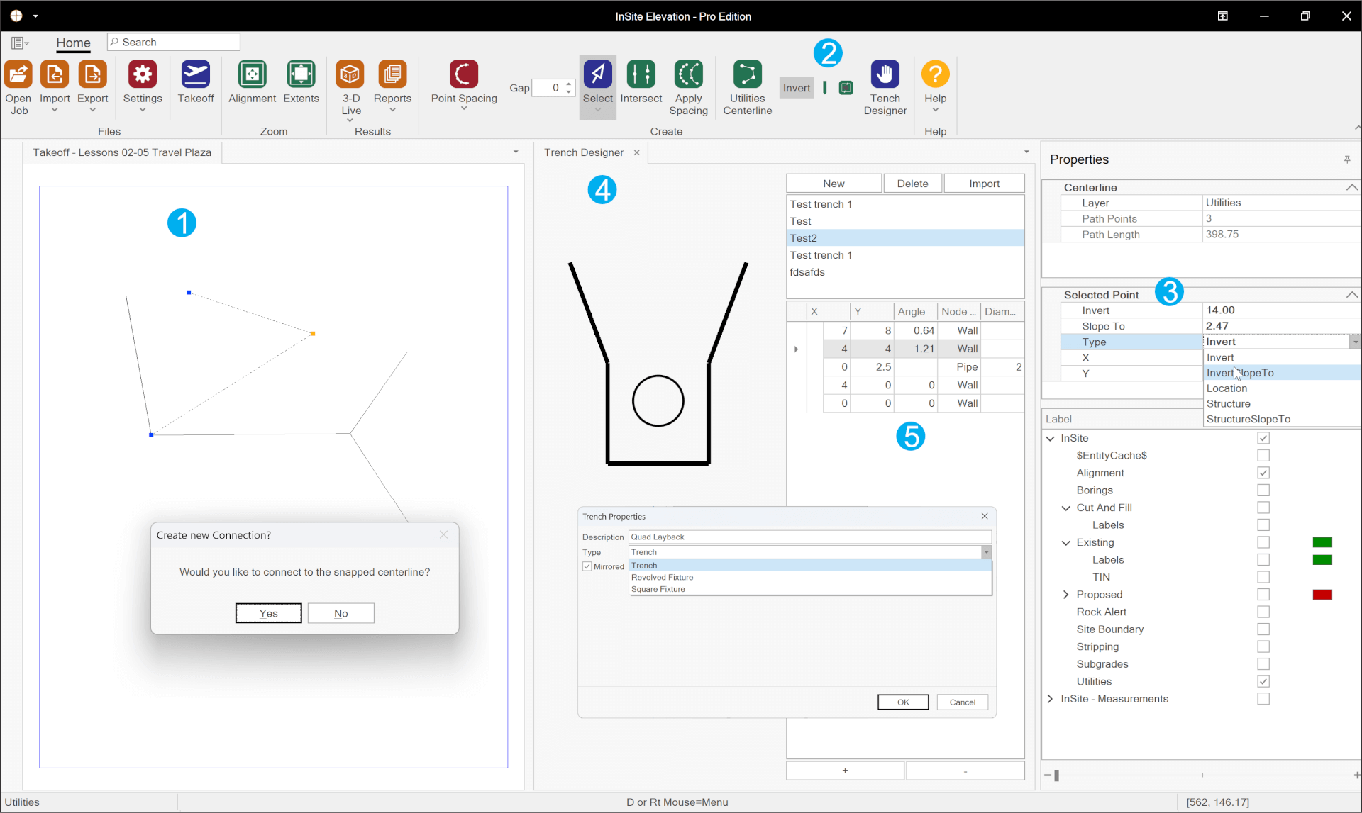 Utility takeoff Elevation Pro