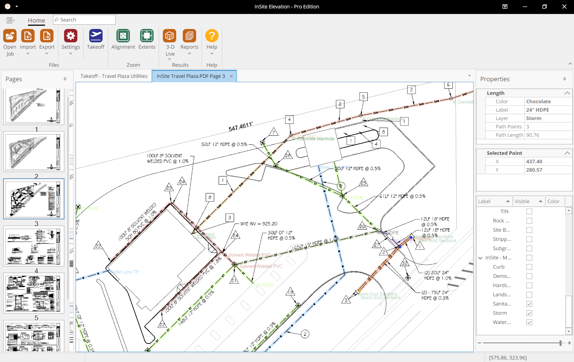 Elevation Pro Utility Takeoff