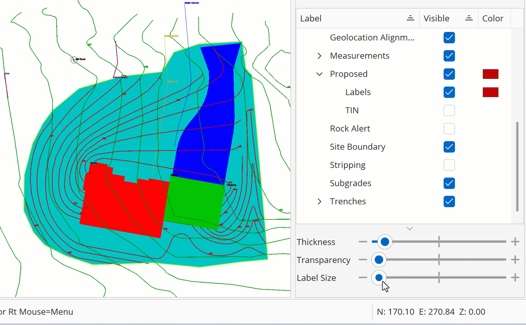 Elevation Pro adjustable label size gif