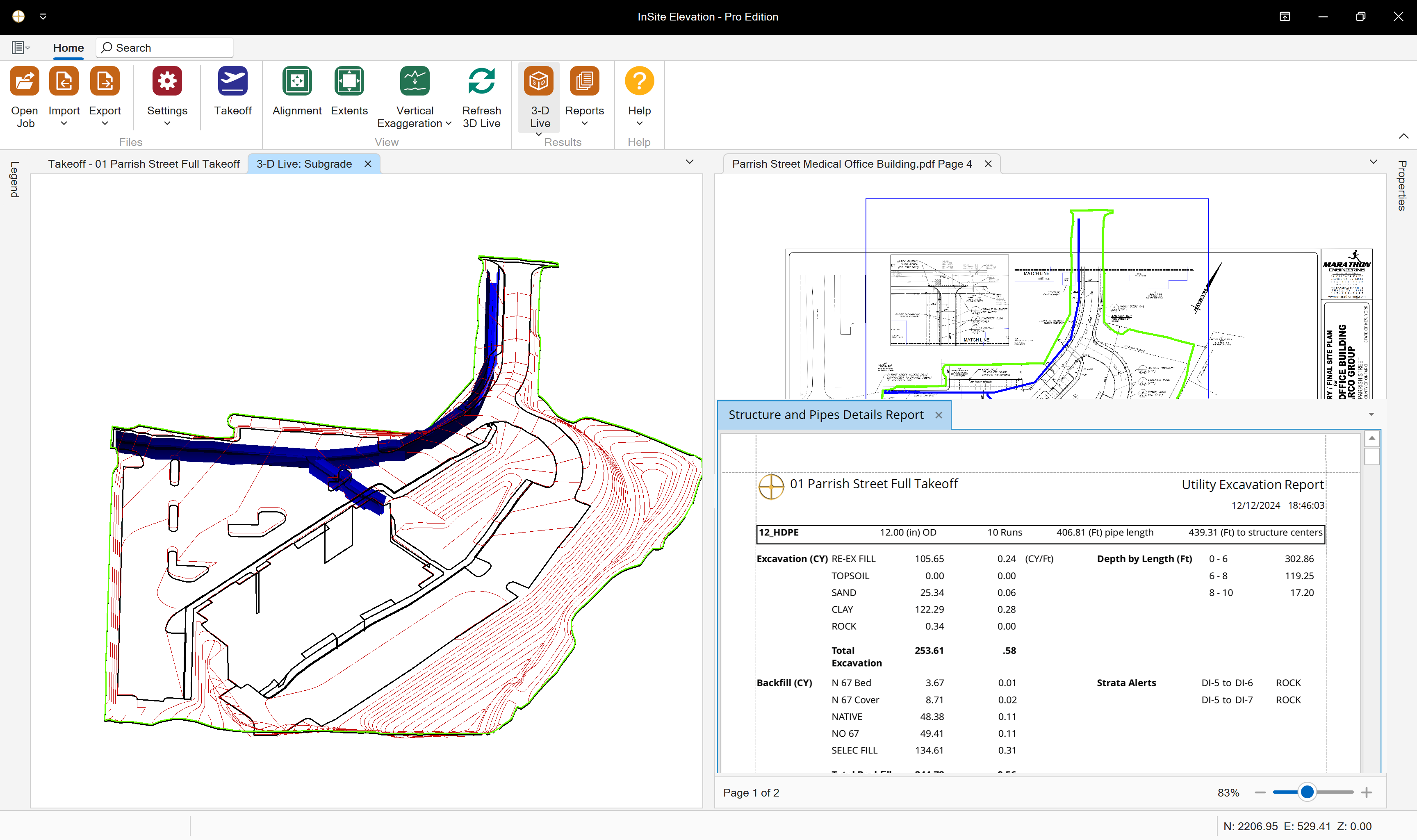 Elevation Pro Utility Shown in 3D