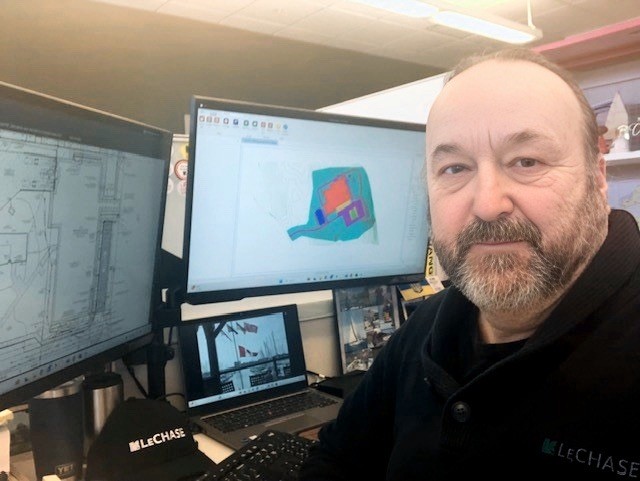 Bill Towner, estimator at LeChase Construction