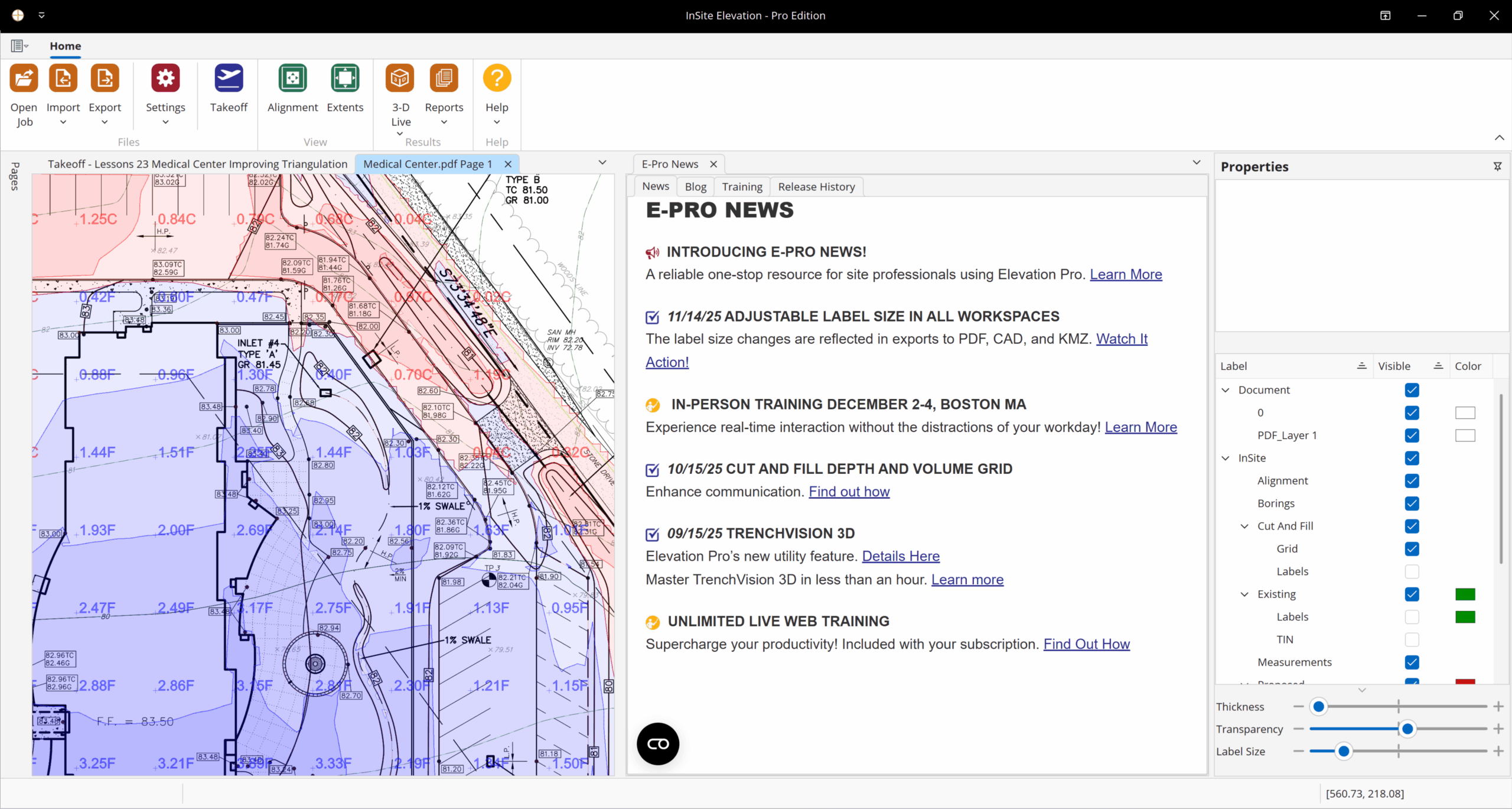 E-Pro News Screen Shot