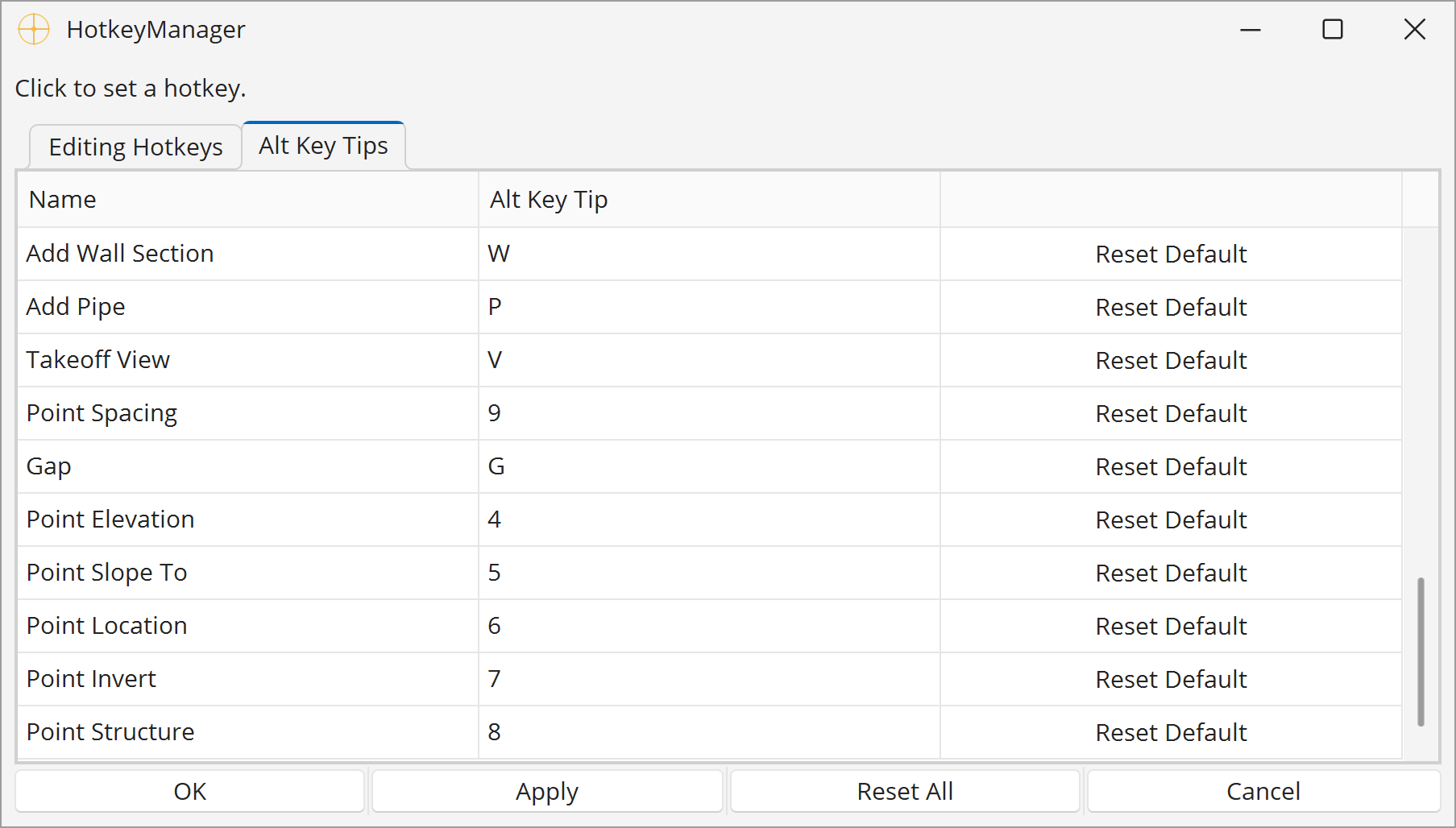 Elevation Pro Hot Key Manager